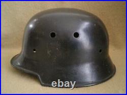 1934 to WW2 German M34 Fire Police Helmet Shell