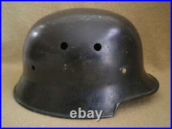 1934 to WW2 German M34 Fire Police Helmet Shell by Thale