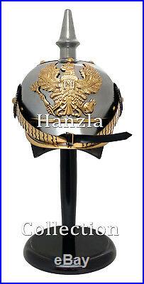 Armour German Prussian Pickle Haube Helmet WWI/WW2 Collectible Militaria Helmet