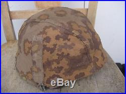 Authentic WW2 German elite reversable helmet cover, division WIKING