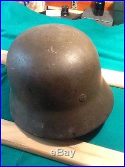 Authentic WW2 German helmet Mod. 40 with liner