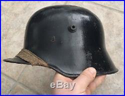 Battle Damaged WW1 WW2 German 1916 Helmet M35 M40 M42