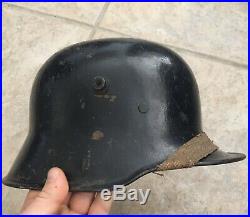 Battle Damaged WW1 WW2 German 1916 Helmet M35 M40 M42