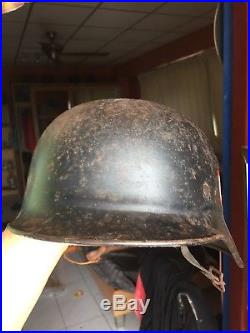 Beautiful WW 2 German M-35/40 Helmet ET 68 and Numbered 1058- for Troops