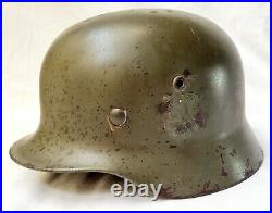 Casque allemand M35 authentique WW2 / German helmet WW2 original