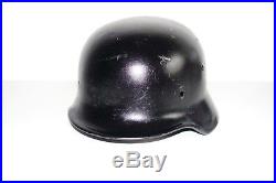 Czech civil reissue German army original WW2 M40 helmet shell size EF66 inv#636