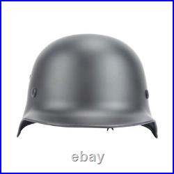 Dependable Gray German Elite WH Army M35 M1935 Steel Helmet Stahlhelm Retro
