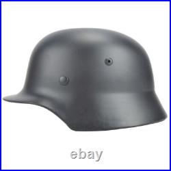 Dependable Gray German Elite WH Army M35 M1935 Steel Helmet Stahlhelm Retro