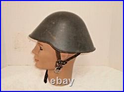 East German DDR M56 helmet, WW2 type liner, stamped II 05 67