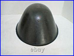 East German DDR M56 helmet, WW2 type liner, stamped I 7 61