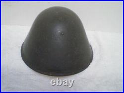 East German DDR M56 helmet with WW2 type liner, stamped l l 62