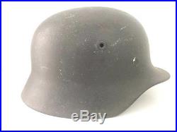 Estate Found Original German WWII M40 Mid War Helmet With Liner WW2 Military