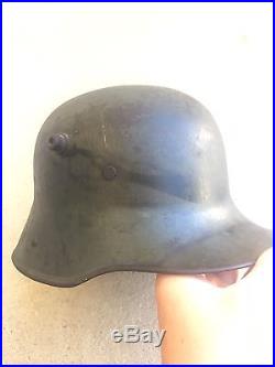 Estate Fresh ORIGINAL WW1 German M1916 M16 WW2 M35 Helmet Veteran's War Trophy