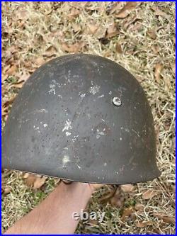 Fine WW2 Italian M33 Combat Helmet German
