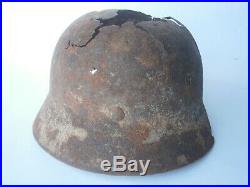 GERMANY Helmet WW2 Skull Bones WWII Stahlhelm SPECIAL Force SHOCK Troops GERMAN