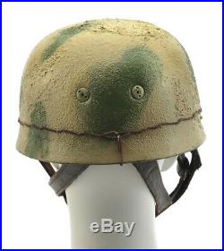 GERMAN WW2 M38 PARATROOPER FALLSCHIRMJAGER HELMET Green Tan Camouflage