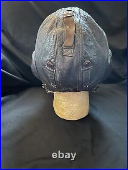 GREAT! Original WW2 German Luftwaffe LKpW101 Fur Lined Winter Flight Helmet