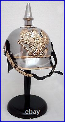 German Armor Prussian Pickle Haube Helmet WWI/WW2 Collectible Militaria Helmet