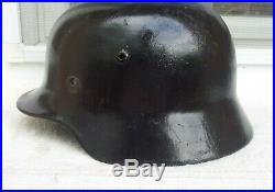 German Helmet M35 Size 64 Ww2 Stahlhelm