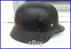 German Helmet M35 Size E. T. 64 Ww2 Stahlhelm