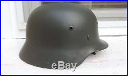 German Helmet M35 Size Et64 Wh Ww2 Stahlhelm