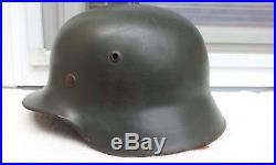 German Helmet M35 Size Ns62 Ww2 Stahlhelm