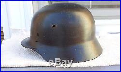 German Helmet M35 Size Q62 Ww2 Stahlhelm