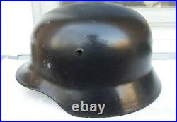 German Helmet M35 Size Q66 + Liner Band Ww2 Stahlhelm