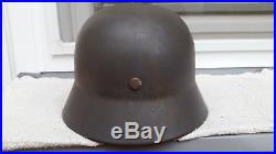 German Helmet M35 Size Se60 Luftwaffe Hj Stahlhelm Ww2