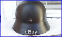 German Helmet M35 Size Se64 Ww2 Stahlhelm