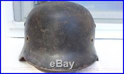 German Helmet M35 Size Se66 Ww2 Stahlhelm