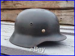 German Helmet M40 NS64 I119 with Liner fully Original WW2 Wehrmacht
