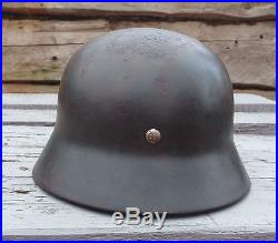 German Helmet M40 NS64 I119 with Liner fully Original WW2 Wehrmacht
