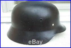 German Helmet M40 Size E. F. 68 Ww2 Stahlhelm