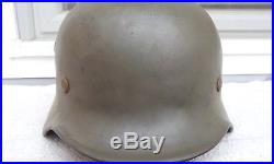 German Helmet M40 Size Ef62 Wehrmacht Ww2 Stahlhelm