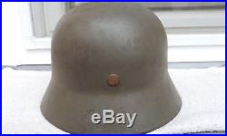 German Helmet M40 Size Ef62 Wehrmacht Ww2 Stahlhelm
