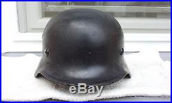 German Helmet M40 Size Ef 66 Ww2 Stahlhelm