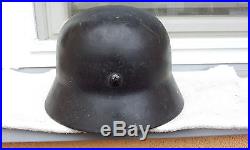 German Helmet M40 Size Ef 66 Ww2 Stahlhelm