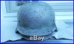 German Helmet M40 Size Et68 Ww2 Stahlhelm Wehrmacht Luftwaffe