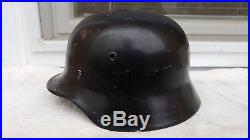 German Helmet M40 Size Ns62 Ww2 Stahlhelm + Liner Band