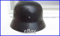 German Helmet M40 Size Q68 Ww2 Stahlhelm Wehrmacht Luftwaffe