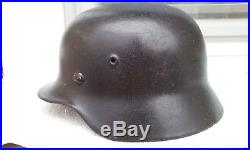 German Helmet M40 Size Se64 Ww2 Stahlhelm Wehrmacht Luftwaffe
