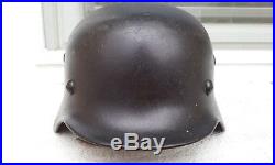 German Helmet M40 Size Se64 Ww2 Stahlhelm Wehrmacht Luftwaffe