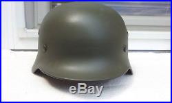 German Helmet M40 Size Se68 Ww2 Stahlhelm
