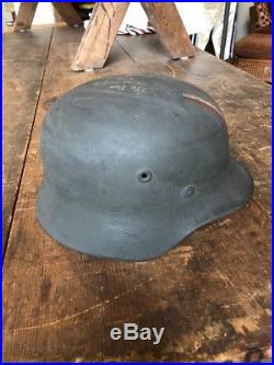 German Helmet M40 WW2 Army Authentic Bring Home D Day Normandy Victory France