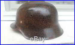 German Helmet M42 Size 66 Ww2 Stahlhelm