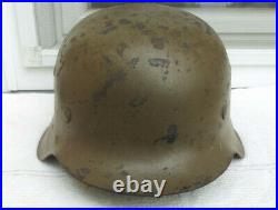 German Helmet M42 Size Et66 Camo Tropic Ww2 Stahlhelm