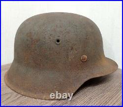 German Helmet M42 WW2 Combat helmet M35 without restoration