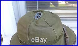 German Helmet Pith Helmet Afrika Dak Olive Ww2 Stahlhelm