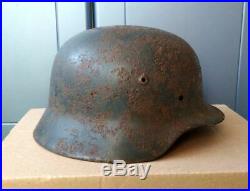 German LW Combat Helmet M40 size 64 WW2 WWII Original Dug relic